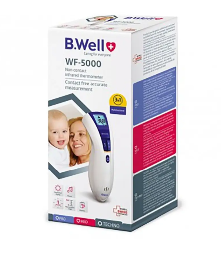 تب سنج دیجیتال مادون قرمز پوست  بی ول مدل WF-5000